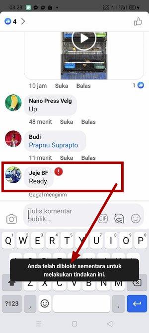 Cara mengatasi tidak bisa komentar di grup Facebook 22