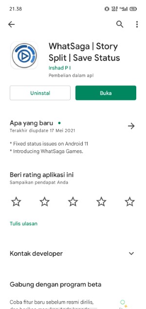 aplikasi WhatSaga