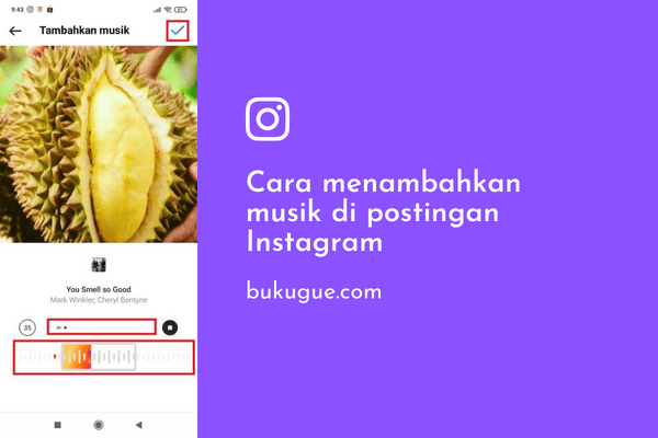 Cara Menambahkan Lagu/Musik di Postingan Instagram (Simpel)