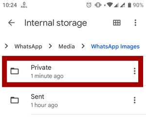 Apa itu Folder Private WhatsApp? 1