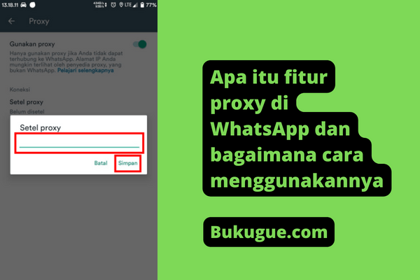 Apa itu Proxy WhatsApp? Ini Fungsi dan Cara Menyetelnya