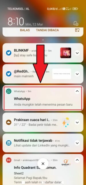 Menonaktifkan WhatsApp sementara tanpa mematikan data seluler (Simpel) 97