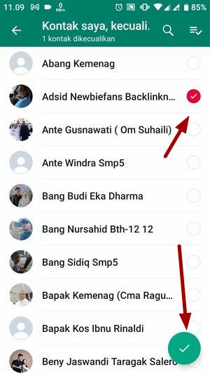Cara Sembunyikan Tanda Online di WhatsApp (Dari semua orang/kontak tertentu saja) 31