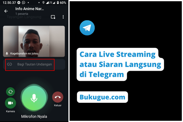 Cara memulai Live Streaming Telegram (di Grup atau Channel)