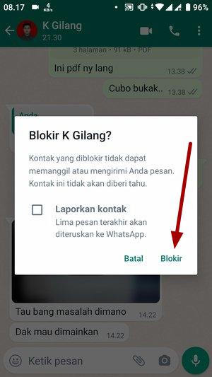 Cara memblokir orang di WhatsApp (dan apakah orang yang diblokir akan tau?) 13