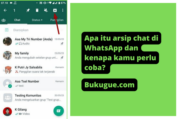 Apa itu Fitur Arsip Chat (Dan Laman Diarsipkan) di WhatsApp?