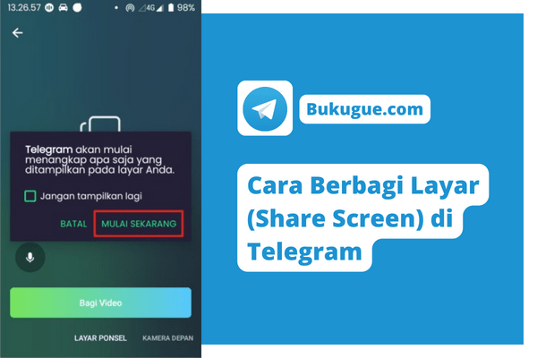 Cara Share Screen atau Berbagi Layar di Telegram (Panduan Pemula Lengkap)