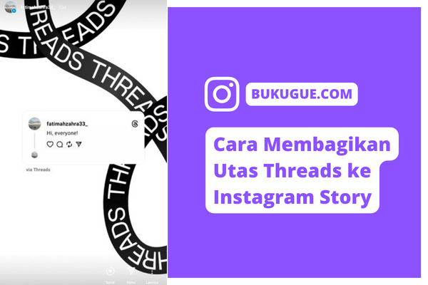 Cara Membagikan Utas Threads ke Instagram Story