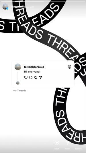 Cara Membagikan Utas Threads ke Instagram Story 9