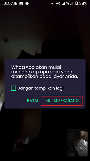 Tap mulai sekarang.