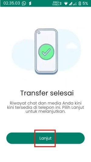 Cara Memindahkan WhatsApp Ke HP Baru Dengan Fitur Transfer Chat (Lengkap) 14