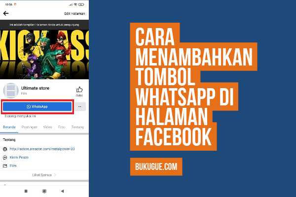 Cara Menambahkan Tombol WhatsApp di Halaman Facebook