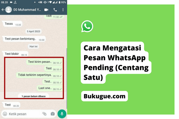 Cara Mengatasi Pesan WhatsApp Pending (Centang Satu)