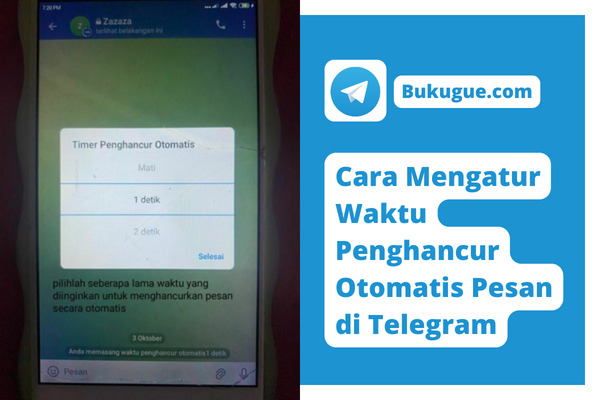 Cara Mengatur Waktu Penghancur Otomatis Pesan di Telegram