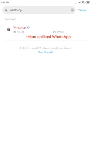 pilih WhatsApp