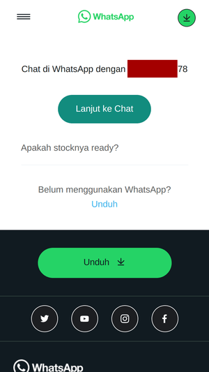 Generator Link WA.Me WhatsApp (bisa tambah pesan teks) 5