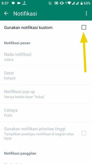 Cara Gunakan Nada Notifikasi Khusus Untuk Chat dan Grup di WhatsApp 28