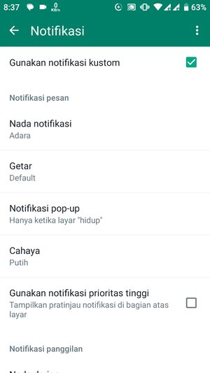 Cara Gunakan Nada Notifikasi Khusus Untuk Chat dan Grup di WhatsApp 34