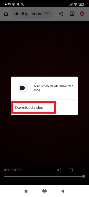 tap “Download gambar” atau “Download video”.