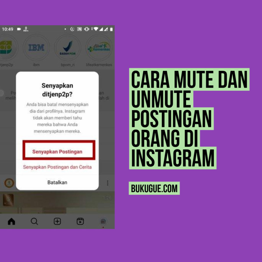 Cara Mute (dan Unmute) Postingan Orang Lain di Instagram