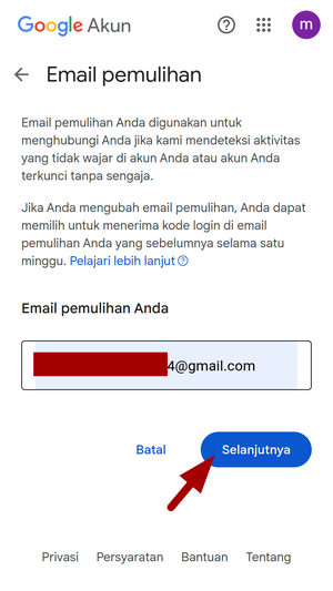 Cara Menambahkan Email Pemulihan Di Gmail (Penjelasan Singkat) 5
