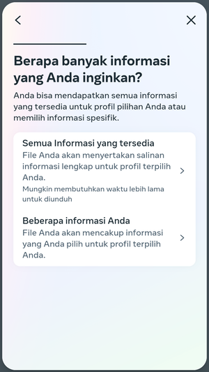 Cara Backup Chat DM di Instagram Melalui Fitur Unduh Informasi 13