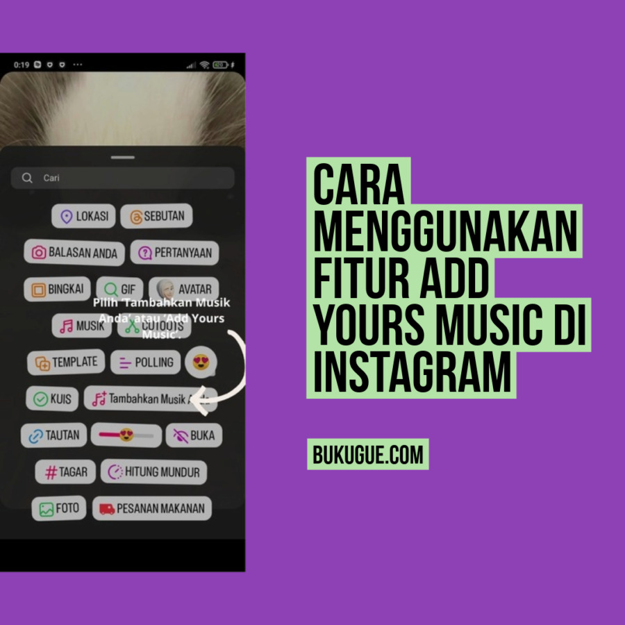 Cara Menggunakan Fitur Add Yours Music di Instagram (Dengan Screenshot)