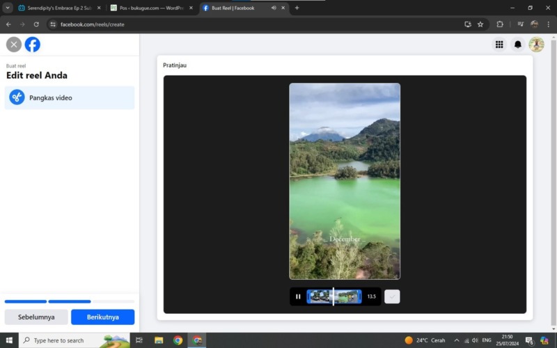 Foto Cara Membagikan Reels Melalui Facebook Web 01