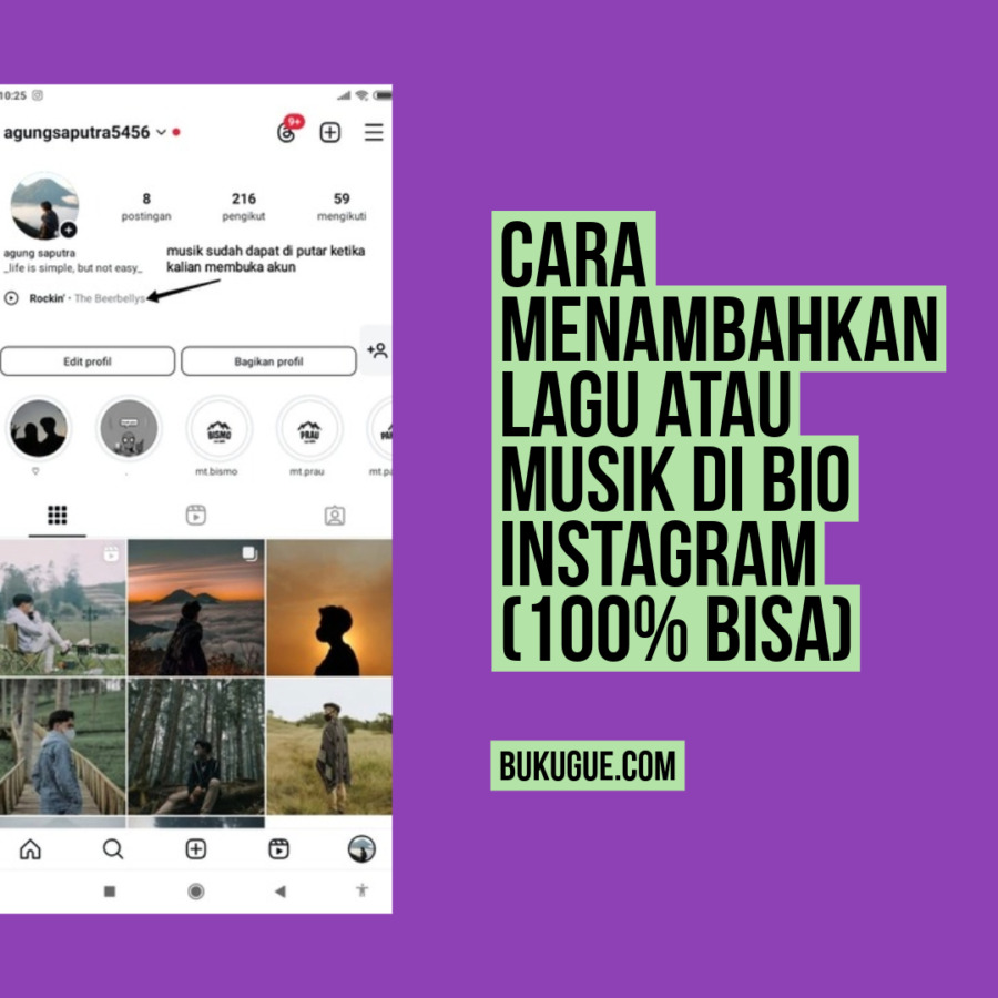 Cara Menambahkan Lagu atau Musik di Bio Instagram (100% Bisa)