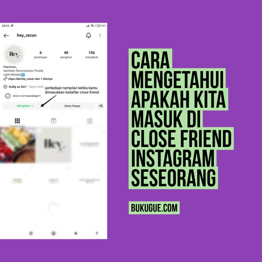 Cara Mengetahui Apakah Kita Masuk di Close Friend Instagram Seseorang